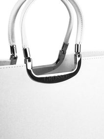 Velká libovolně nositelná dámská kabelka 5381-BB bílá
