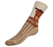 Ponožky Kůň - 35-38 hnědá