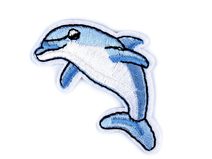 2 modrá delfín