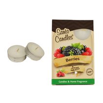 Svíčka čajová BERRIES 6ks II. MSC-TL1024 - dia 3,7 x 1,8 cm
