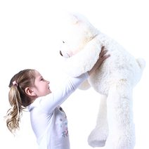 Plyšový pes salašnický 61 cm ležící