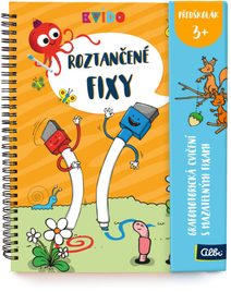 ALBI Kvído Roztančené fixy interaktivní sešit s aktivitami různé druhy