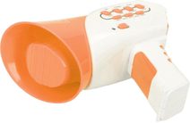 Megafon plastový měnící hlas 13cm různé barvy na baterie Zvuk