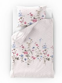 Bavlněné povlečení DELUX LOUKA růžová