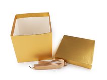 Dárková krabice s mašlí metalická