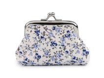 Malá peněženka / mincovka květy, textilní