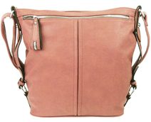 Moderní velká crossbody kabelka 74-MH růžová