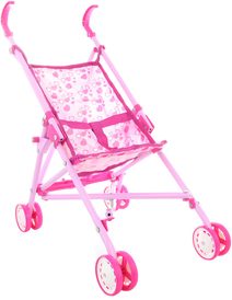 Kočárek golfky pro panenku miminko růžové golfové hole