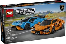 LEGO SPEED CHAMPIONS Auto Lamborghini Revuelto a Huracán STO STAVEBNICE