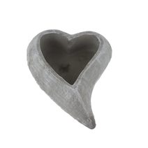 Cementový obal k osázení srdce X7060/2 - 19 x 15 x 5 cm