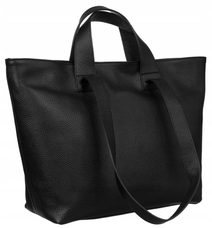 Kožená dámská shopper kabelka Artemisia černá