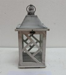 Dřevěná lucerna velká D6046/V - 62,5 cm