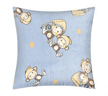 Polštářek ELLÍK - dětský motiv Modrá,Hnědá 7023/111 35x40 cm