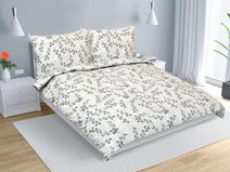 Povlečení bavlna na dvoudeku Béžová,Šedá,Červená 90/813