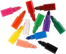 AKIM Maluj podle barevných teček Krtek (Krteček) omalovánky s voskovkami