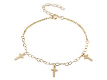 Náramek z nerezové oceli křížek