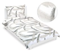 Povlečení flanelové Bílá,Šedá 12/935 140x200, 70x90 cm