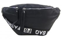 Větší dámská moderní ledvinka černá