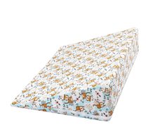 POVLAK na klínový podhlavník Hnědá,Modrá,Bílá 2005/407 80x50x20 cm