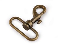 Kovová karabina průvlek 38 mm 2 kusy