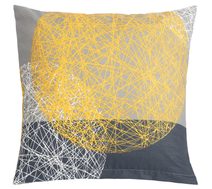 Povláček bavlněný Šedá,Oranžová 90/865 40x40 cm