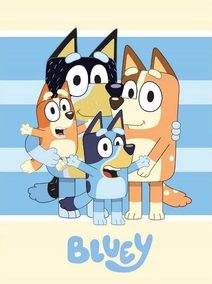 FARO Fleece deka Bluey Polyester, 100/140 cm