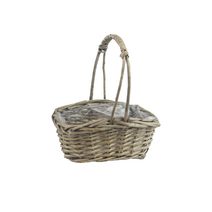 Koš dekorační s plastem P2225/A - 26 cm