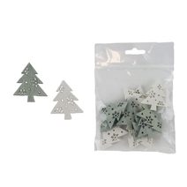 Stromeček,12 ks D7421 - 4 × 4 × 0.3 cm