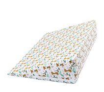 Klínový podhlavník s proševem Bílá 2025/001 80x50x20 cm