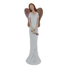 Dekorace anděl s kytkou X8173/4 - 7x5x25cm