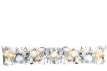 Vánoční svítící dekorace okenní polštář Baňky 11249 18x85 cm