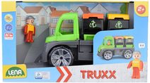 LENA Truxx Baby auto funkční sanitka 29cm set s figurkou plast v krabici