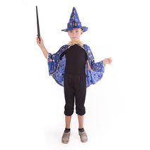 Dětský plášť s lebkami čarodějnice/Halloween
