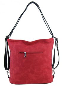 Crossbody dámská kabelka v květovaném designu černá 5432-BB