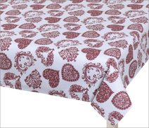 Ubrus DITA Šedá,Vínová 407