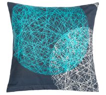 Povláček bavlněný Tyrkysová,Šedá 90/564 40x40 cm