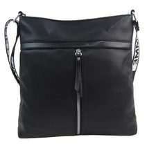 TESSRA Velká tmavě modrá crossbody dámská kabelka