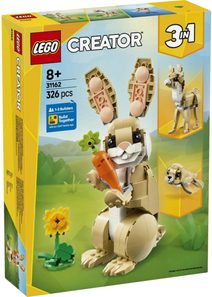 LEGO CREATOR Roztomilý králíček 3v1 31162