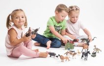 Záplata nažehlovací dinosaurus velký 85x65mm 8