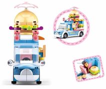 SLUBAN Mini Handcraft Studentský pokoj 216 dílků + 1 figurka STAVEBNICE