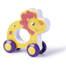 Puzzle vkládací abeceda s beruškami na desce