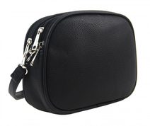 MiaMore Kožená crossbody dámská kabelka se třemi oddíly červená