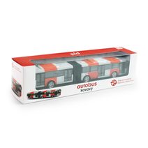 Autobus, který hlásí zastávky česky, 28 cm