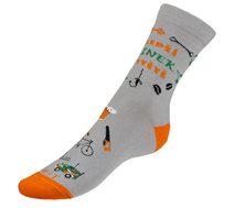 Ponožky Nejlepší tatínek na světě Šedá,Oranžová,Zelená Nejlepší tatínek na světě