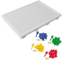 Ultra písek kinetický magický 200g modrý s glitry s formičkami v plechovce