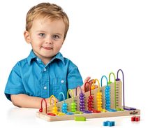 Baby Pejsek tahací na kolečkách