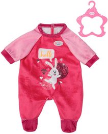 ZAPF BABY BORN Sametové dupačky růžové 43cm pro panenku miminko