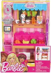 Barbie dokonalé pracoviště herní set 3 druhy plast