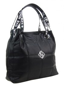 Větší dámská moderní ledvinka černá