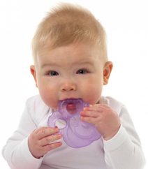 PLAYGRO Kousátko chladivé baby včelka vodní set 2ks pro miminko